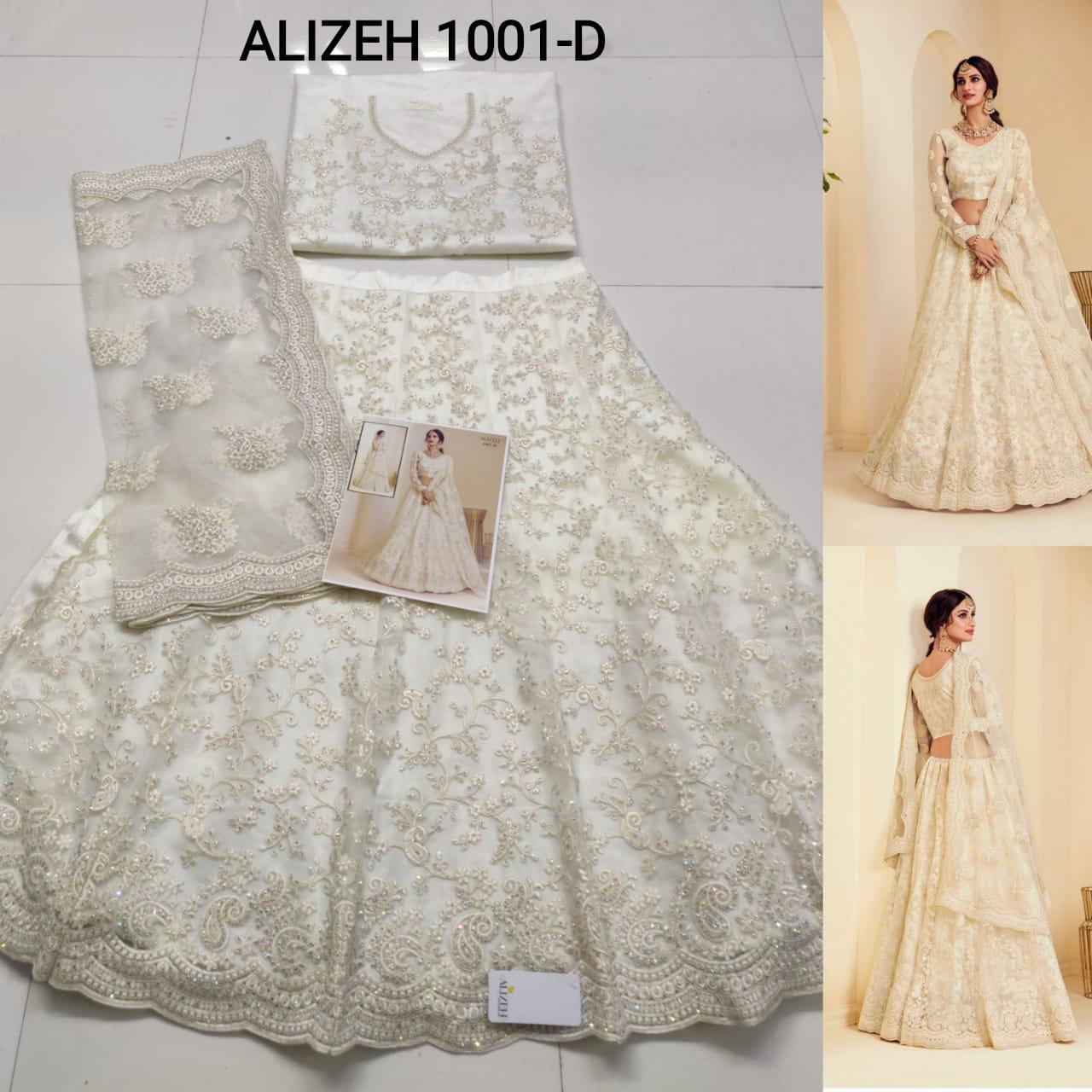 Alizeh the white bride net grandeur lehenga catalog