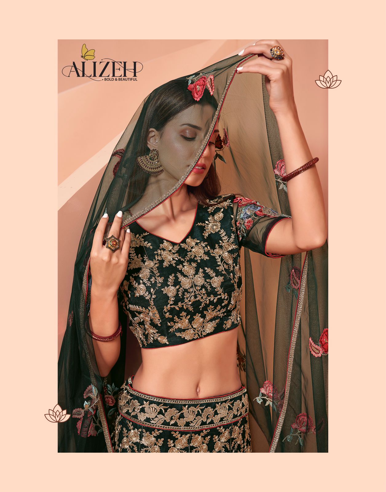 alizeh wedding affair vol 2 net festive look lehenga catalog