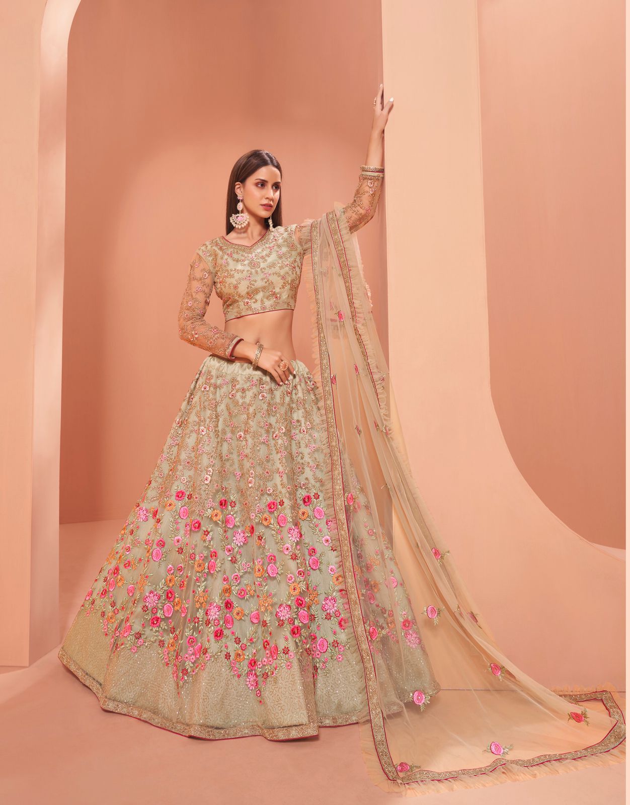 alizeh wedding affair vol 2 net festive look lehenga catalog