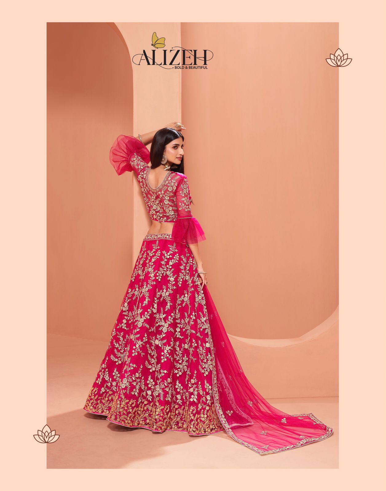 alizeh wedding affair vol 2 net festive look lehenga catalog