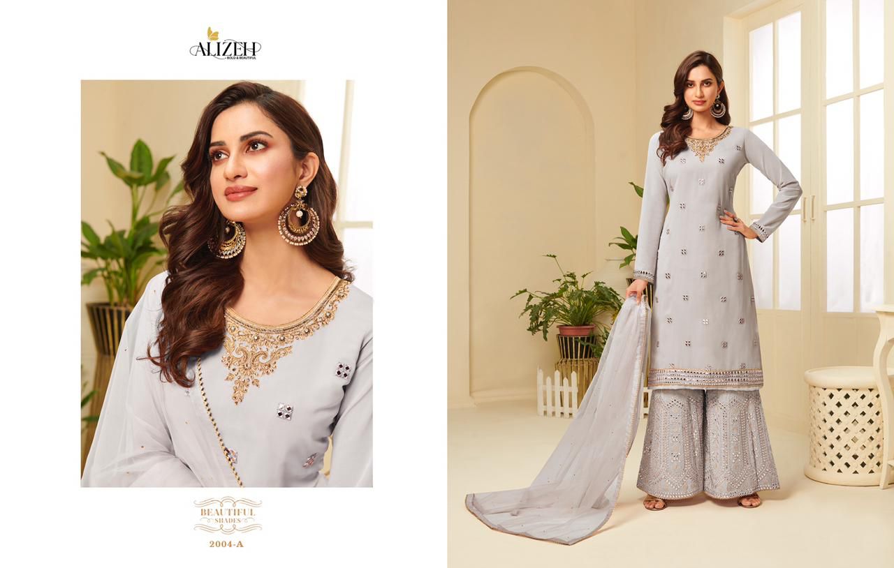 alizeh zaida vol 4 georgette astonishing look salwar suit catalog