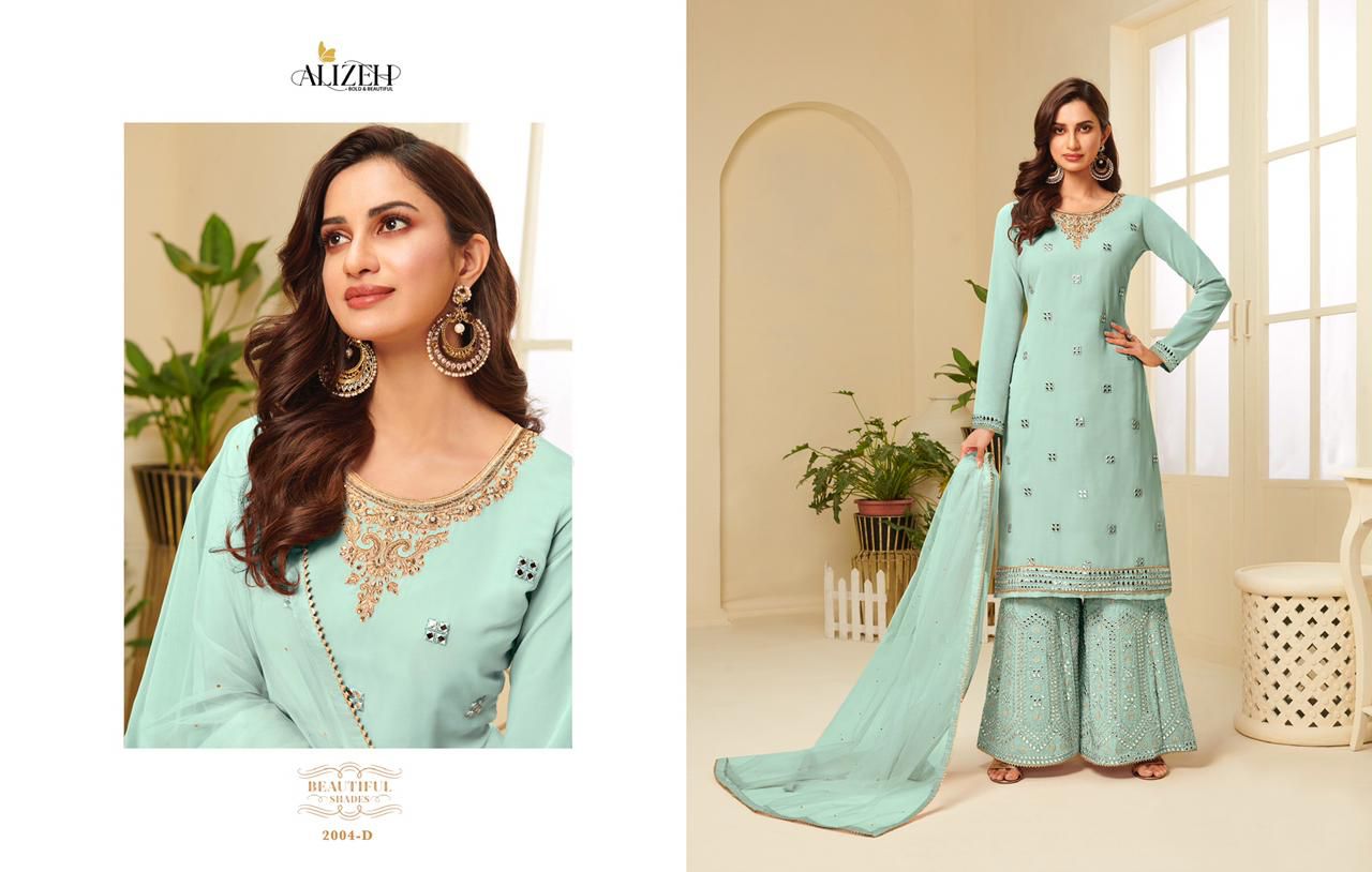 alizeh zaida vol 4 georgette astonishing look salwar suit catalog