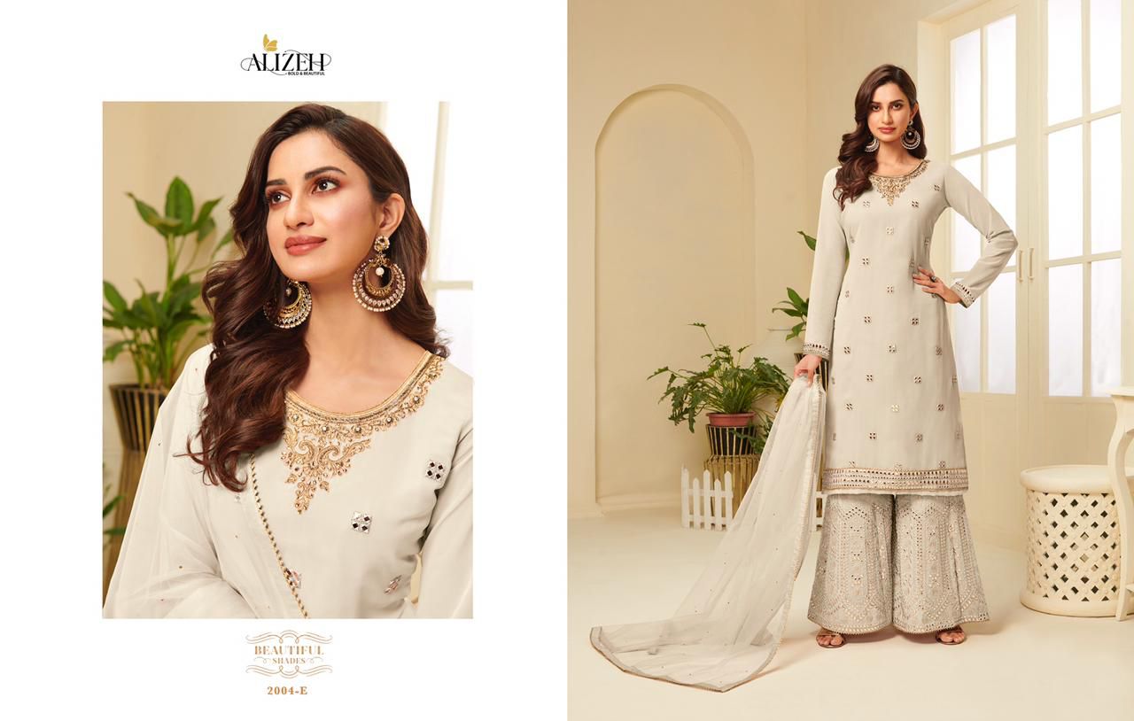 alizeh zaida vol 4 georgette astonishing look salwar suit catalog