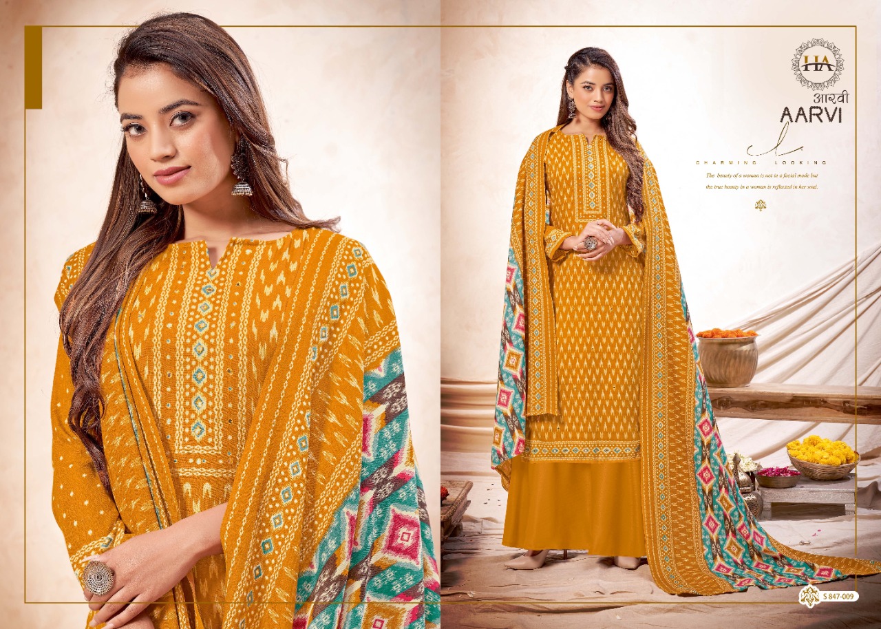 alok suit harshit Fashion aarvi Pure Wool Pashmina authentic fabric salwar suit catalog