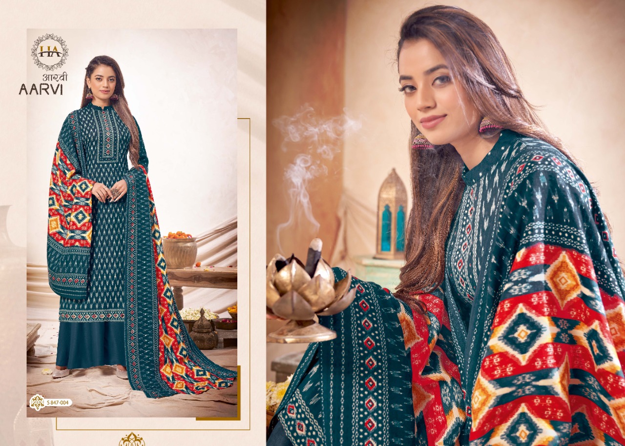 alok suit harshit Fashion aarvi Pure Wool Pashmina authentic fabric salwar suit catalog