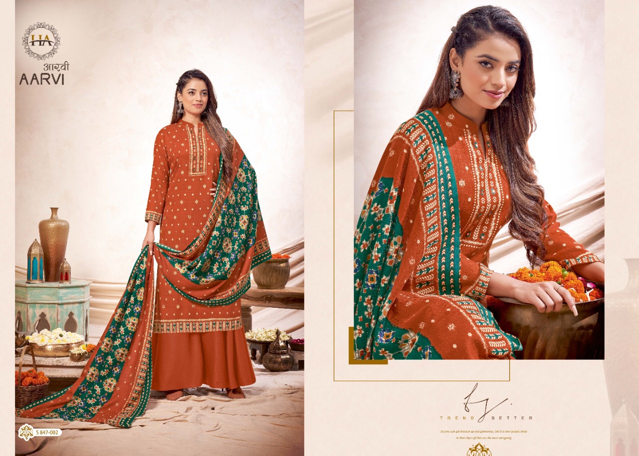 alok suit harshit Fashion aarvi Pure Wool Pashmina authentic fabric salwar suit catalog