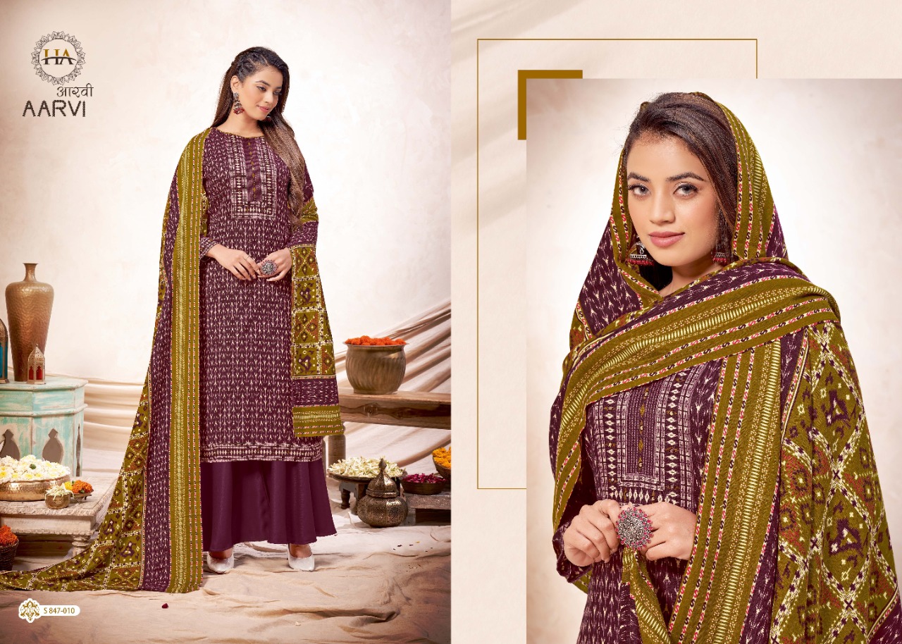 alok suit harshit Fashion aarvi Pure Wool Pashmina authentic fabric salwar suit catalog