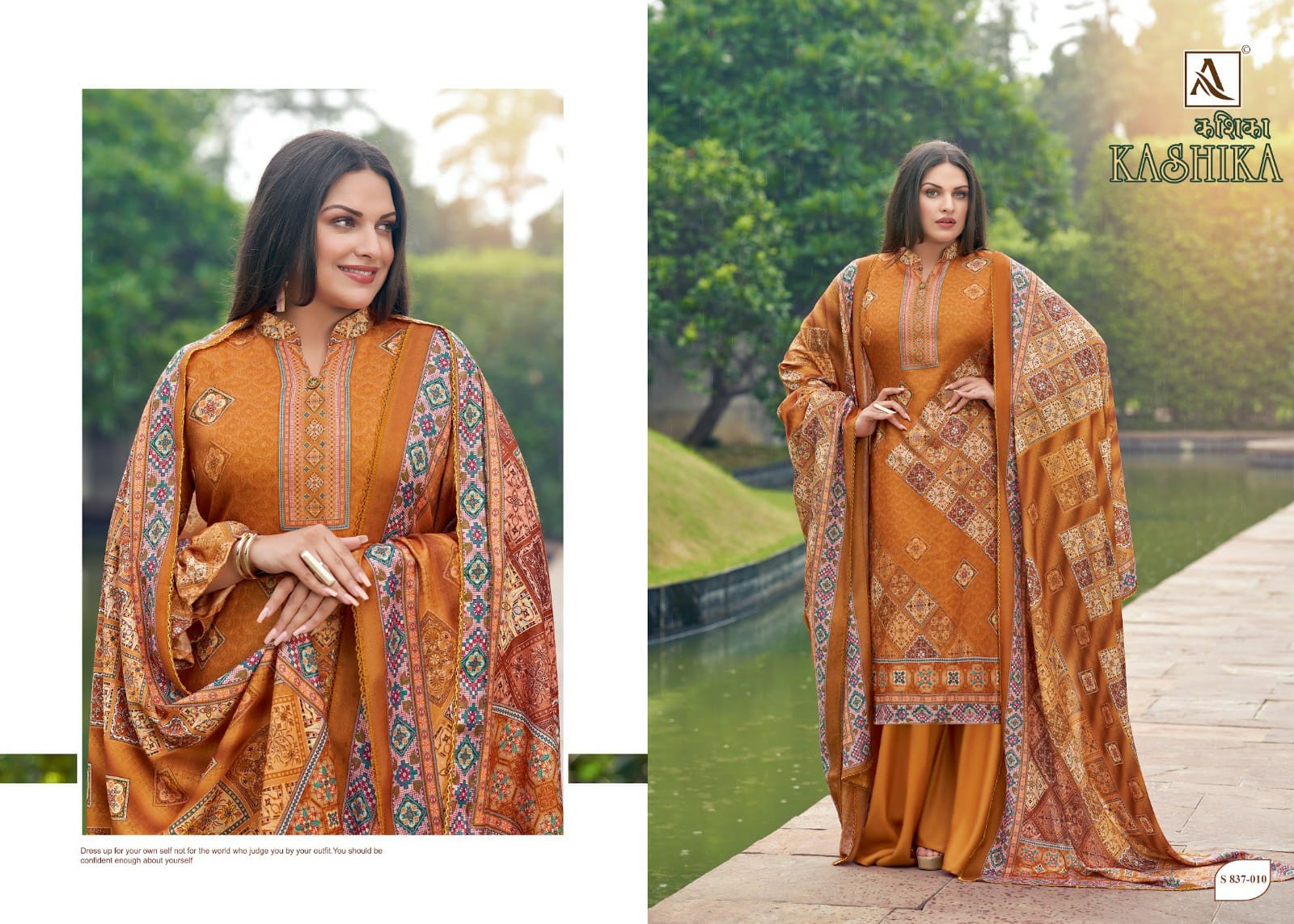 alok suit make in india kashika Pure Wool Pashmina attrective Digital Print salwar suit catalog