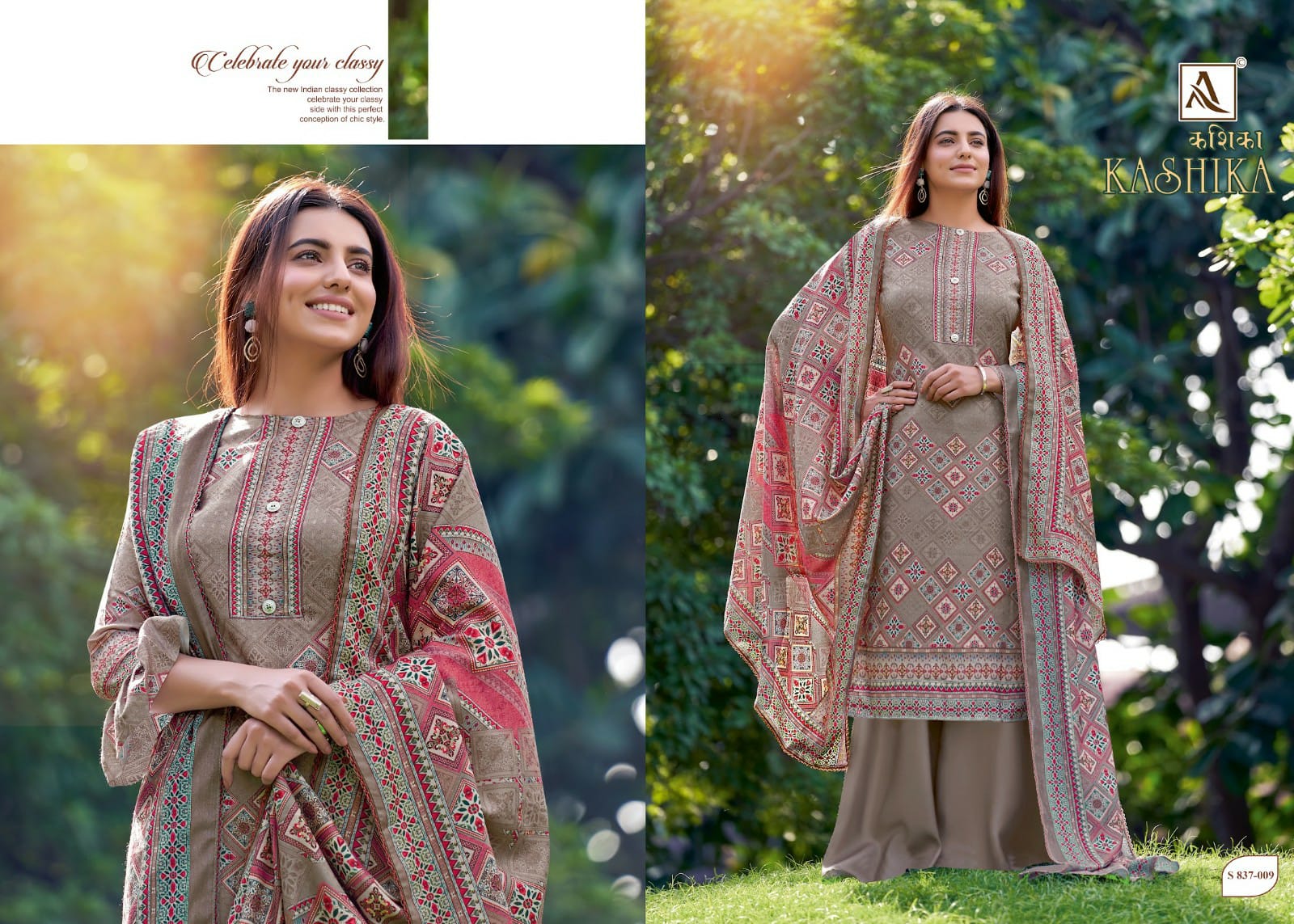 alok suit make in india kashika Pure Wool Pashmina attrective Digital Print salwar suit catalog