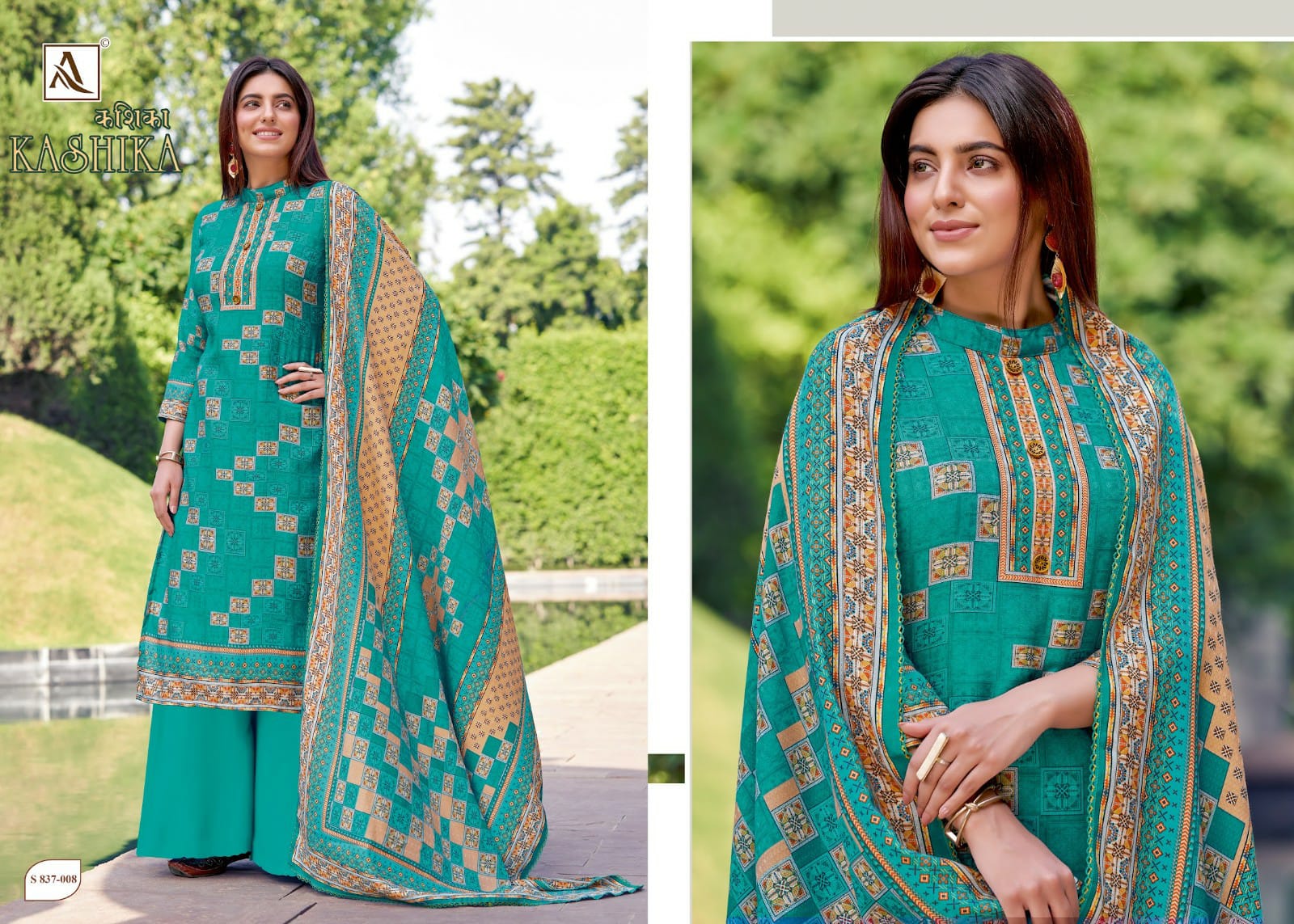 alok suit make in india kashika Pure Wool Pashmina attrective Digital Print salwar suit catalog