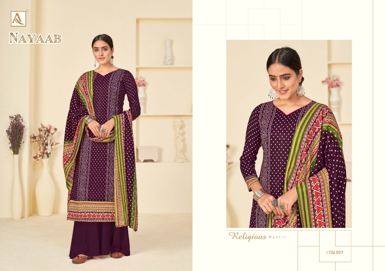 alok suit nayaab Pure Wool Pashmina Digital exclusive Print salwar suit catalog