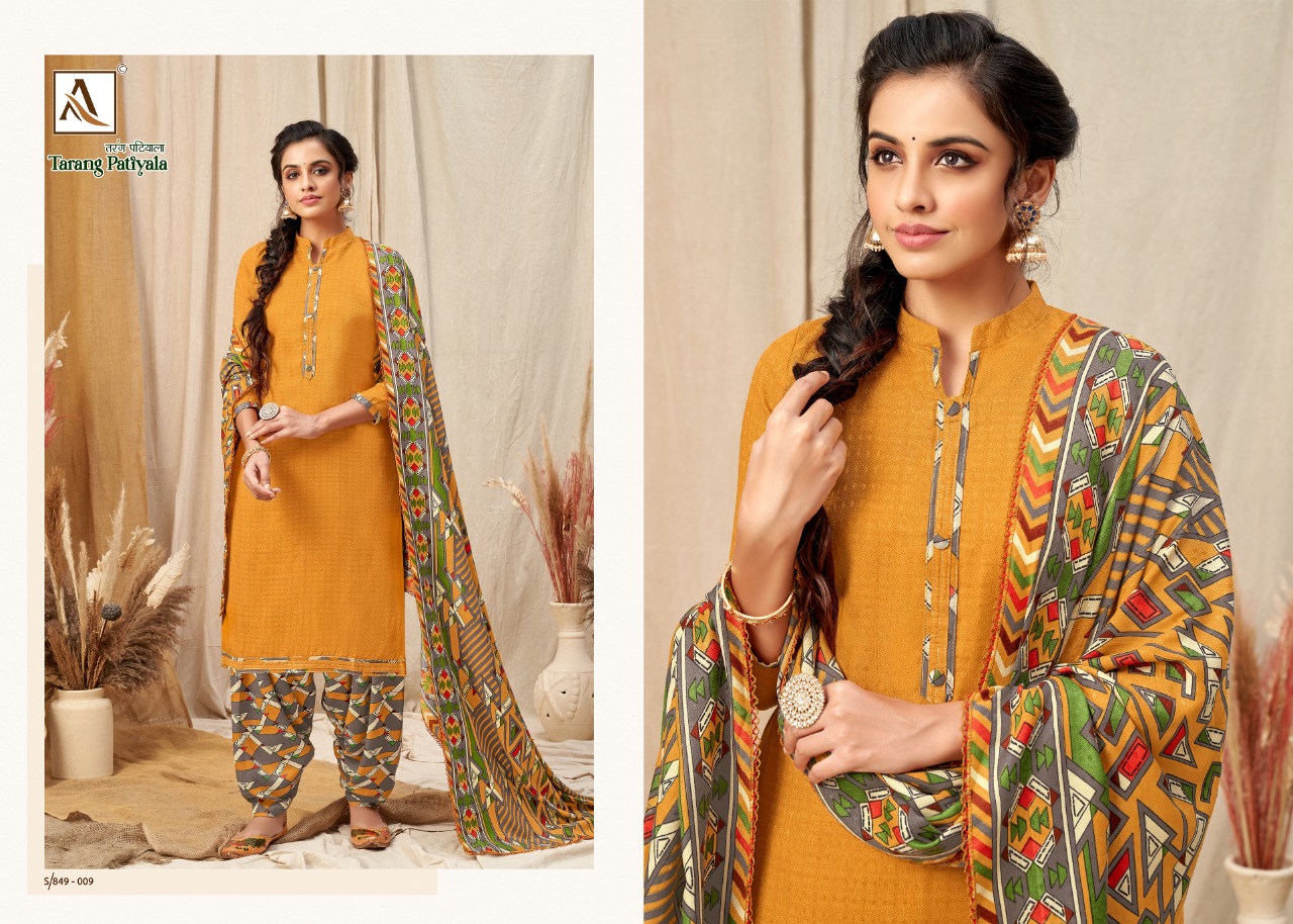 alok suit tarang patiyala pashmina new and modern style salwar suit catalog