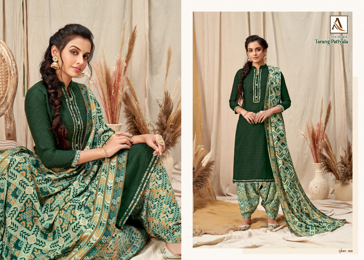 alok suit tarang patiyala pashmina new and modern style salwar suit catalog