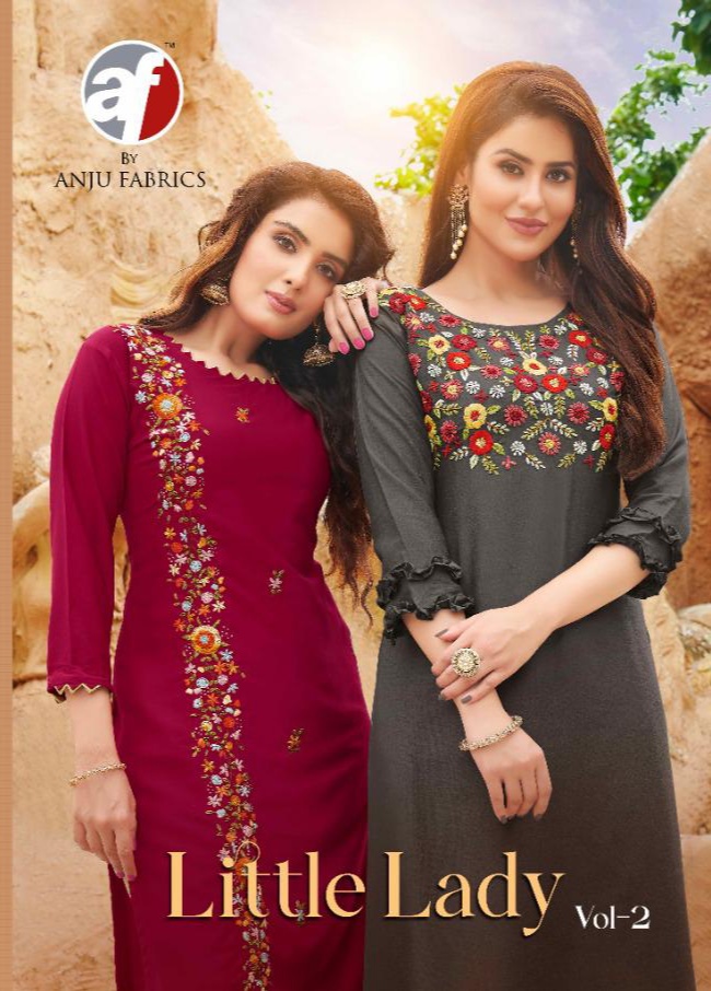 anju fabrics little lady vol 2 silk festiv look top bottom with dupatta catalog