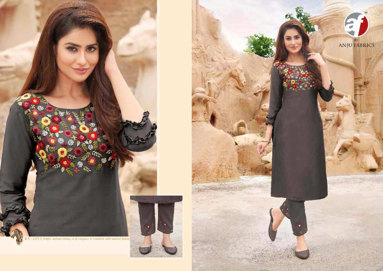 anju fabrics little lady vol 2 silk festiv look top bottom with dupatta catalog