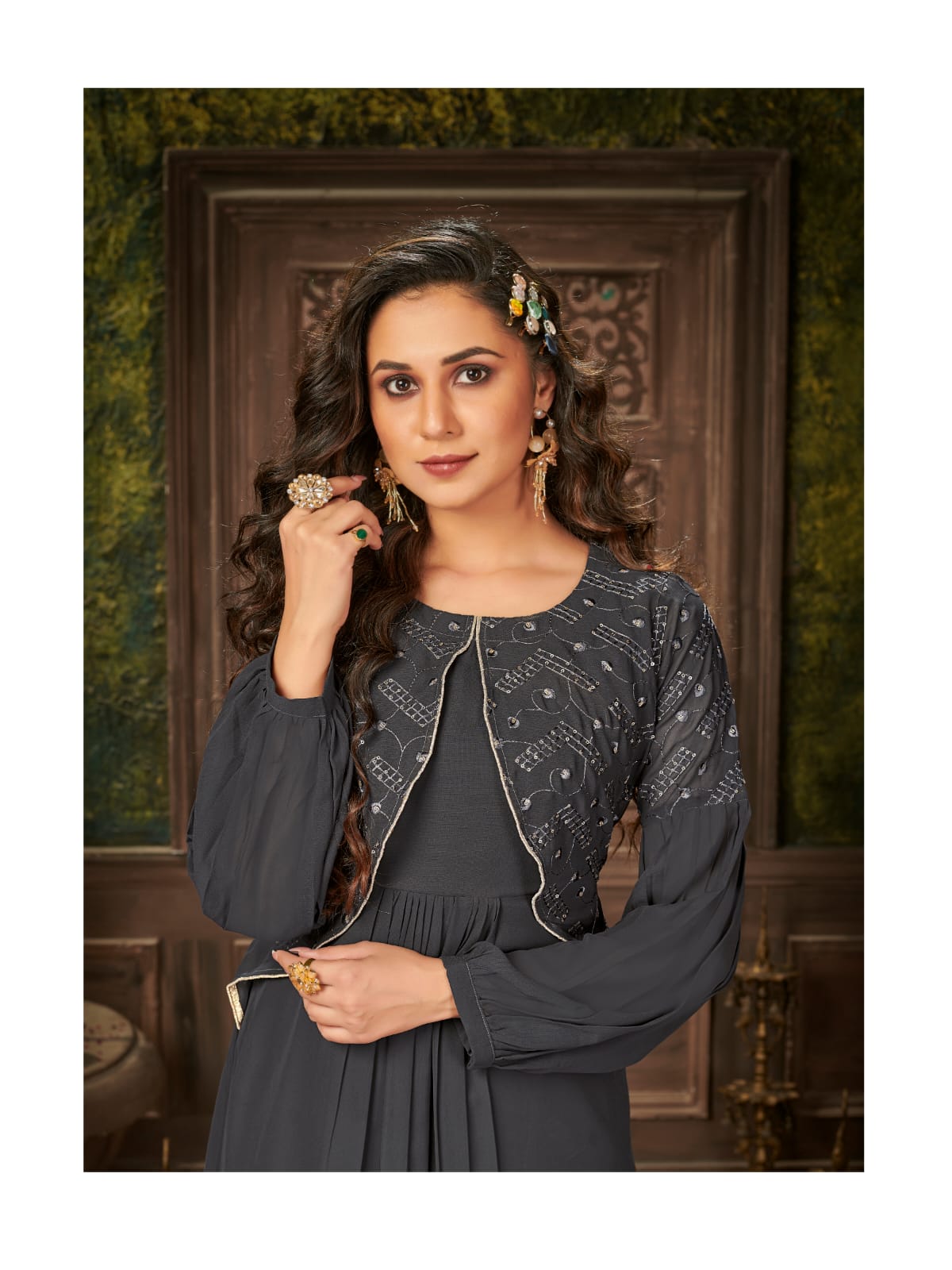 banwery fashion me and mom vol 4 georgette greceful look kurti catalog