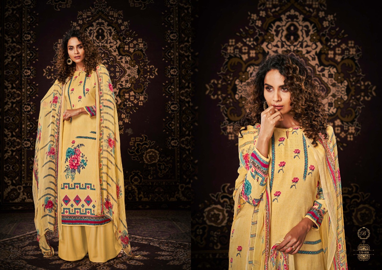 beliza desianer studio noor pashmina astonishing look digital print salwar suit catalog