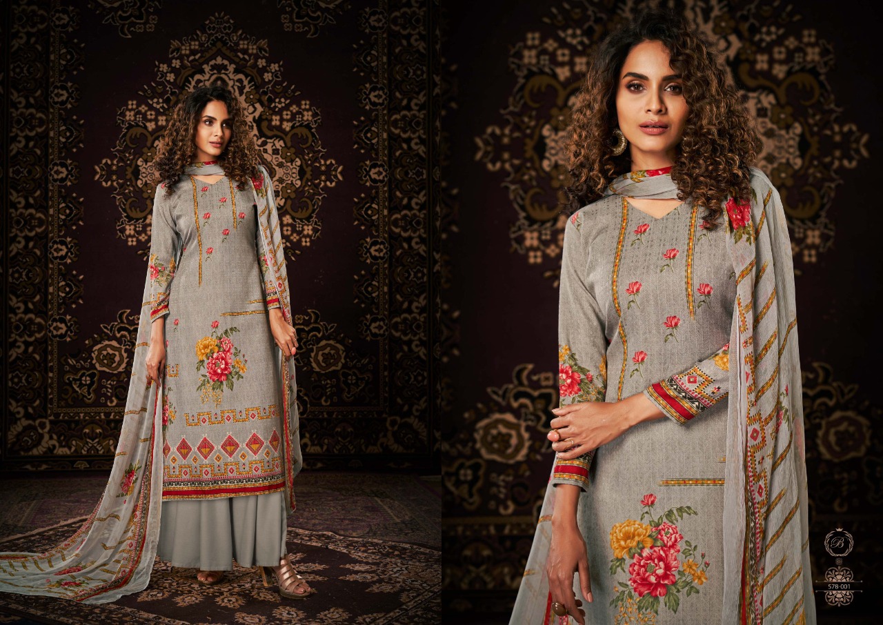 beliza desianer studio noor pashmina astonishing look digital print salwar suit catalog