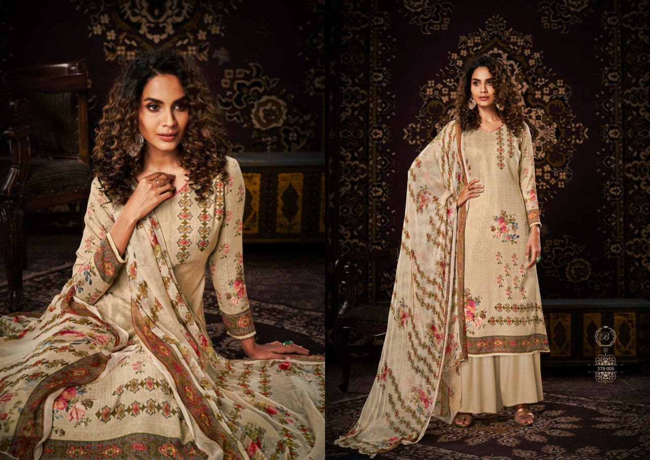 beliza desianer studio noor pashmina astonishing look digital print salwar suit catalog