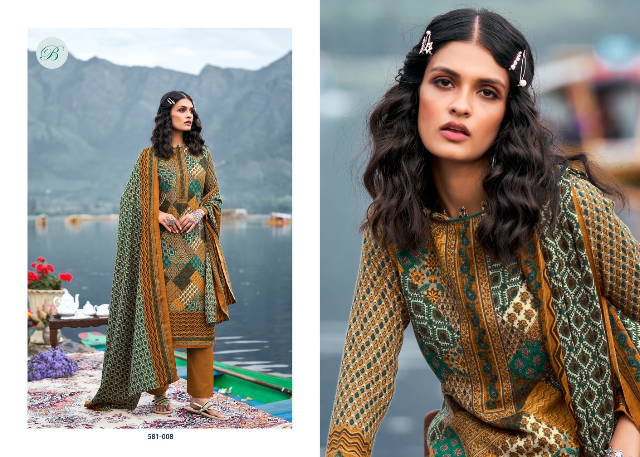 beliza desianer studio raag pashmina astonishing look digital print salwar suit catalog