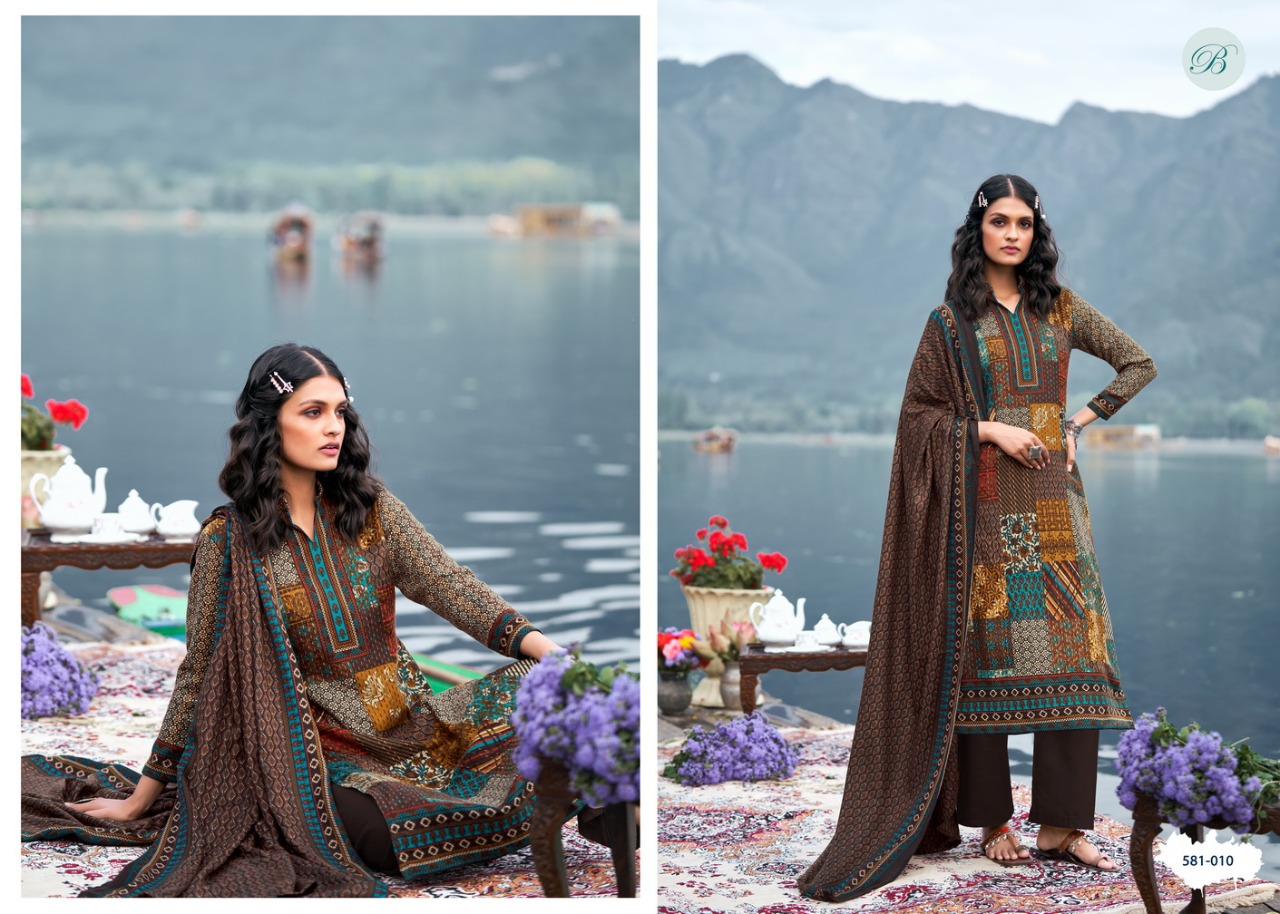 beliza desianer studio raag pashmina astonishing look digital print salwar suit catalog