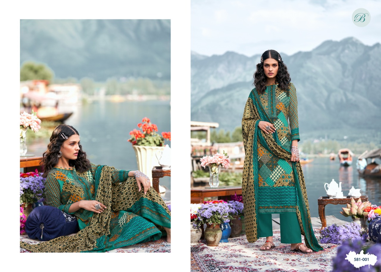 beliza desianer studio raag pashmina astonishing look digital print salwar suit catalog