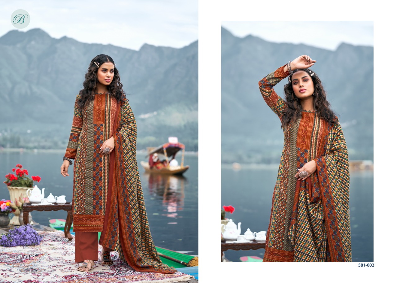 beliza desianer studio raag pashmina astonishing look digital print salwar suit catalog