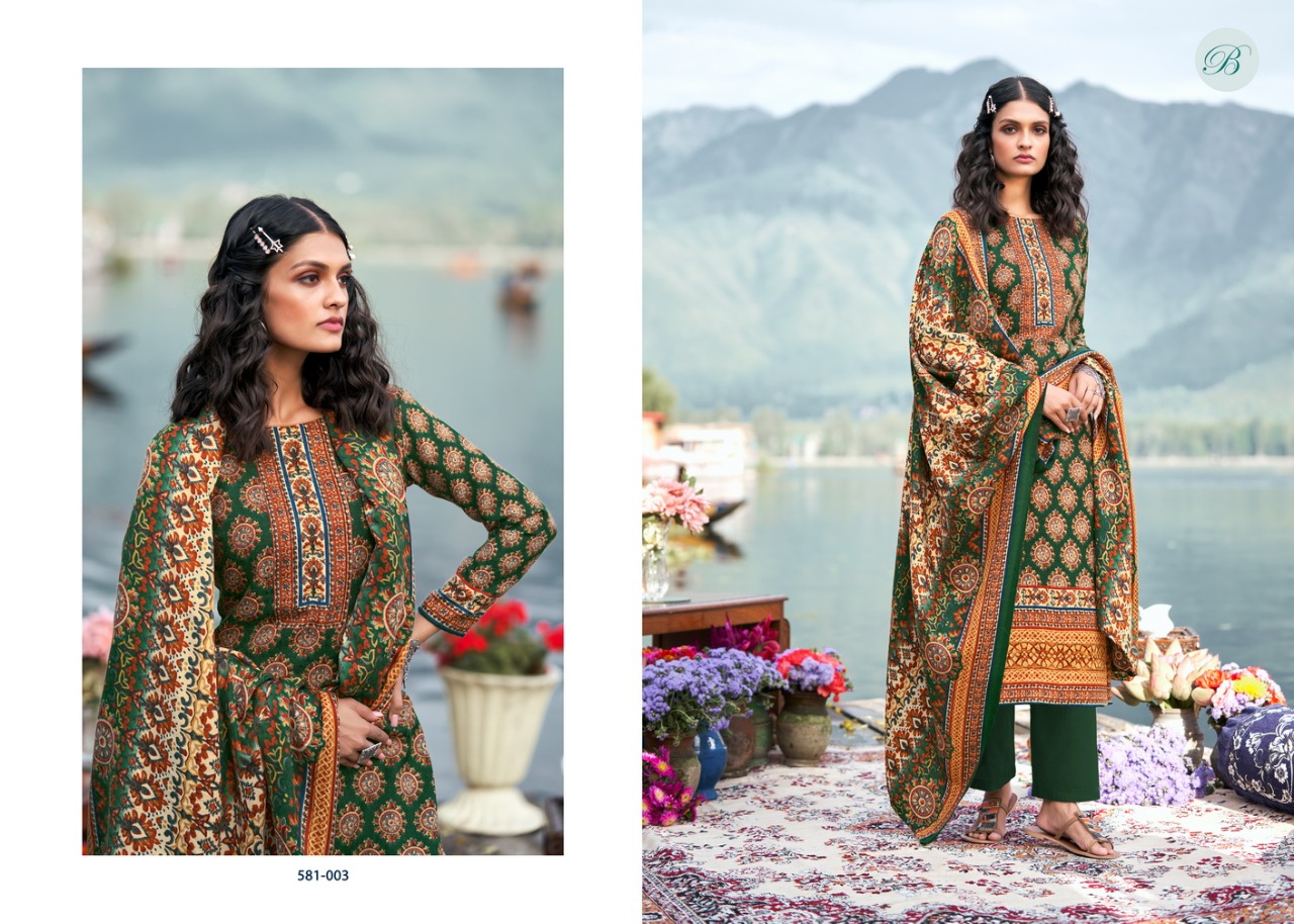 beliza desianer studio raag pashmina astonishing look digital print salwar suit catalog