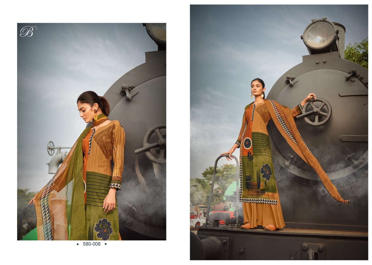 belliza designer studio ruhani pure pashmina exclusive print salwar suit catalog