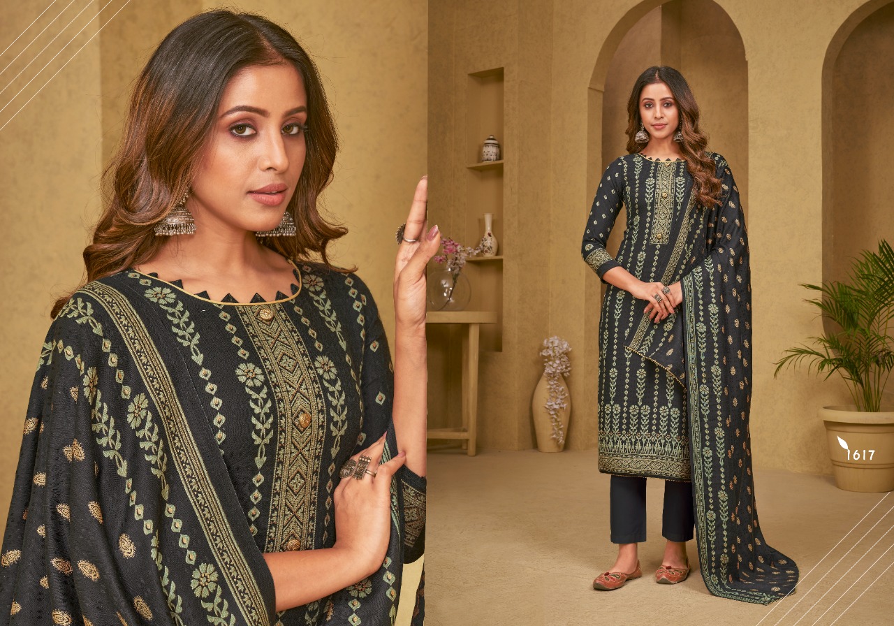 bipson gulnaar pashmina exclusive print salwar suit catalog