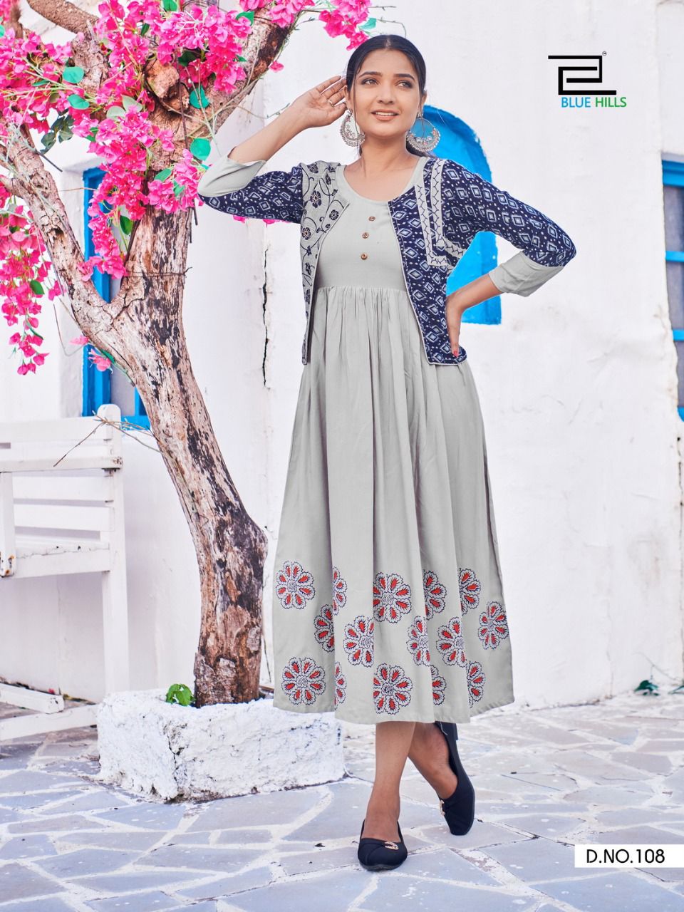 bluehills trend vol 15 rayon elegant kurti  catalog