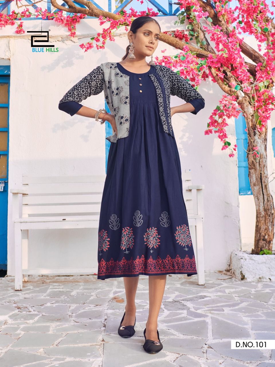 bluehills trend vol 15 rayon elegant kurti  catalog