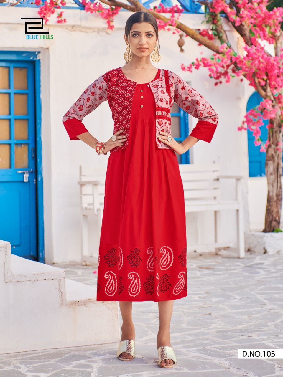 bluehills trend vol 15 rayon elegant kurti  catalog