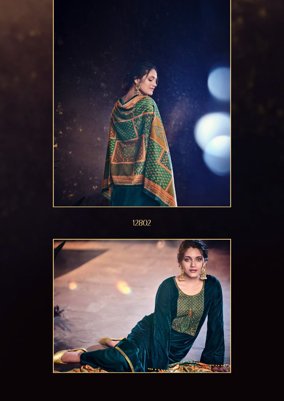 deepsy suit gulnar velvet regal look salwar suit catalog