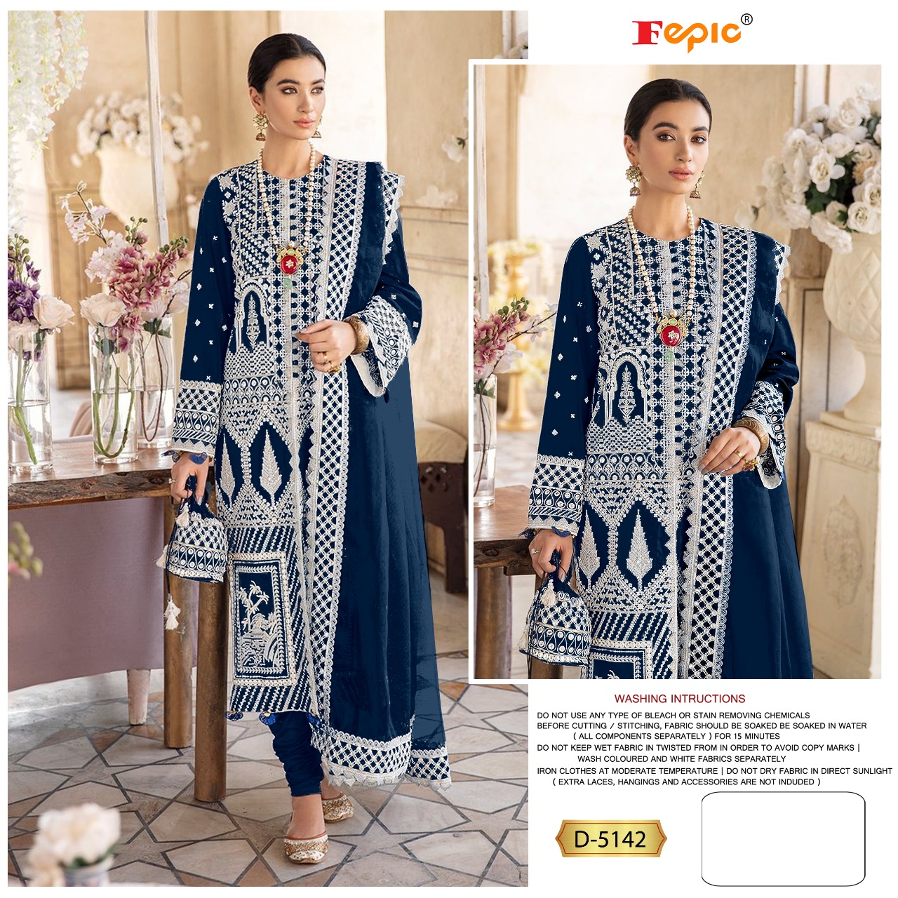 fepic rosemeen  d 5142 georgette innovative style salwar suit Cat