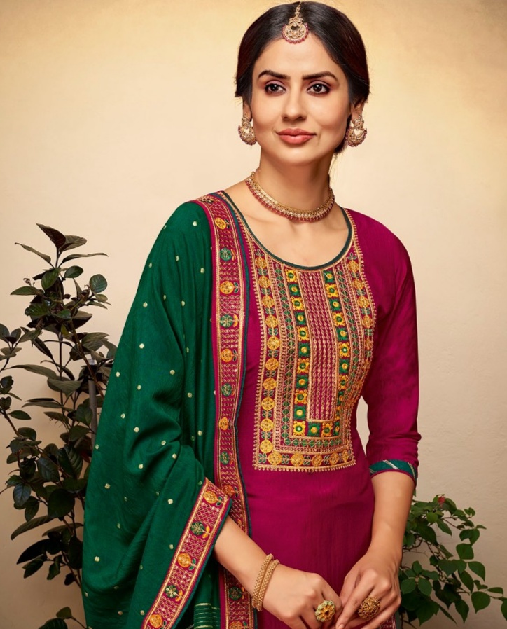 fourdots manjari vol 7 silk elegant salwar suit catalog