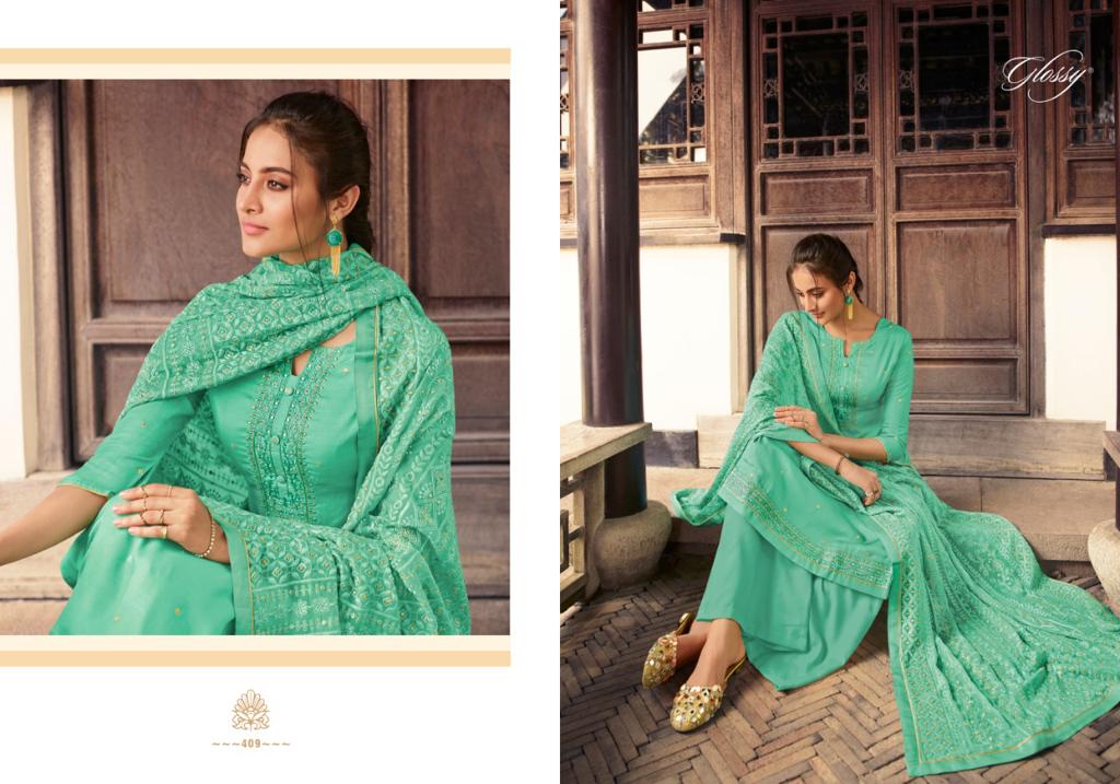 glossy rooh cotton  catchy look salwar suit catalog