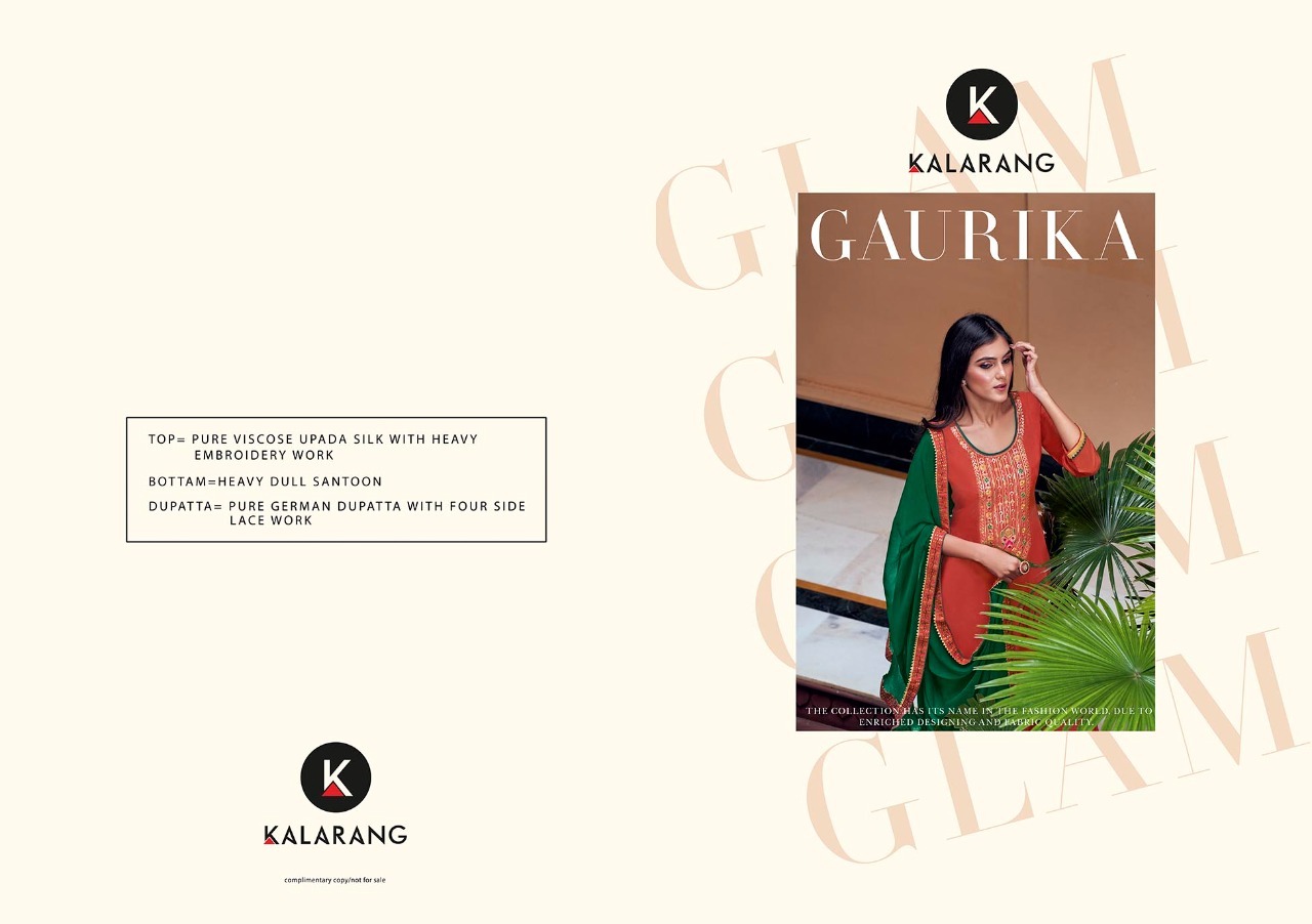 kalarang gaurika viscose astonish look salwar suit catalog