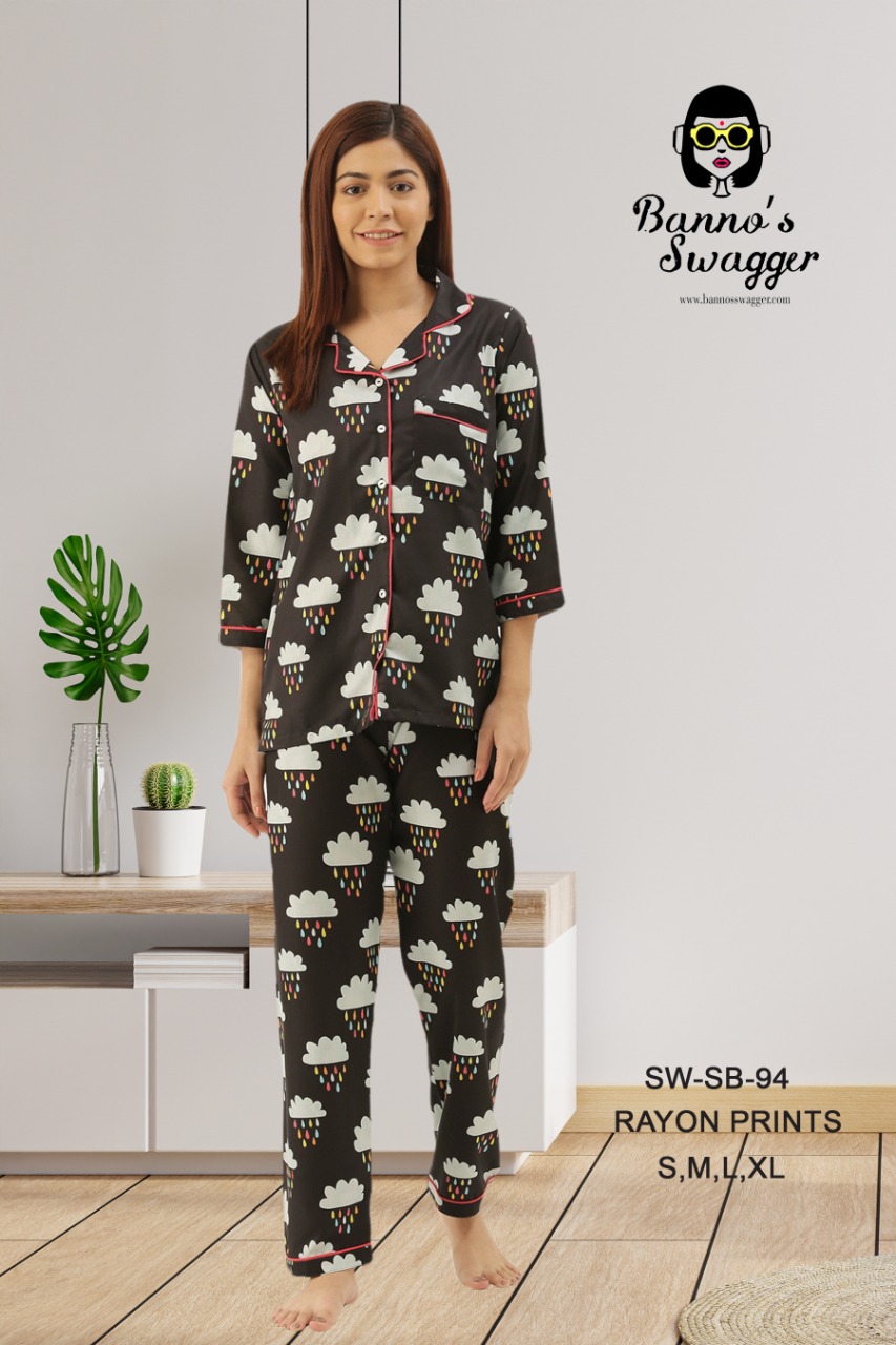 bannos swagger p j set rayon night dress catalog