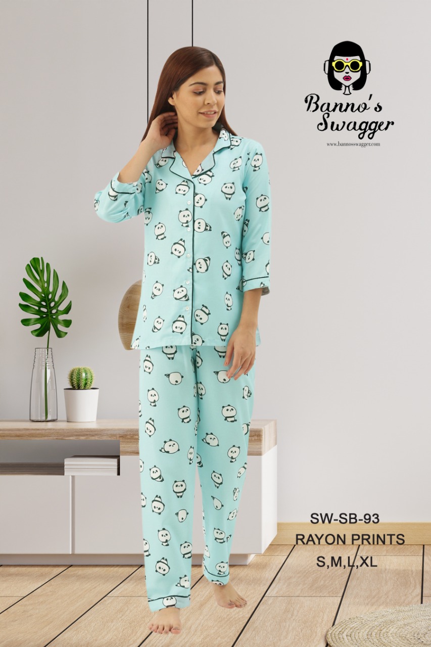 bannos swagger p j set rayon night dress catalog