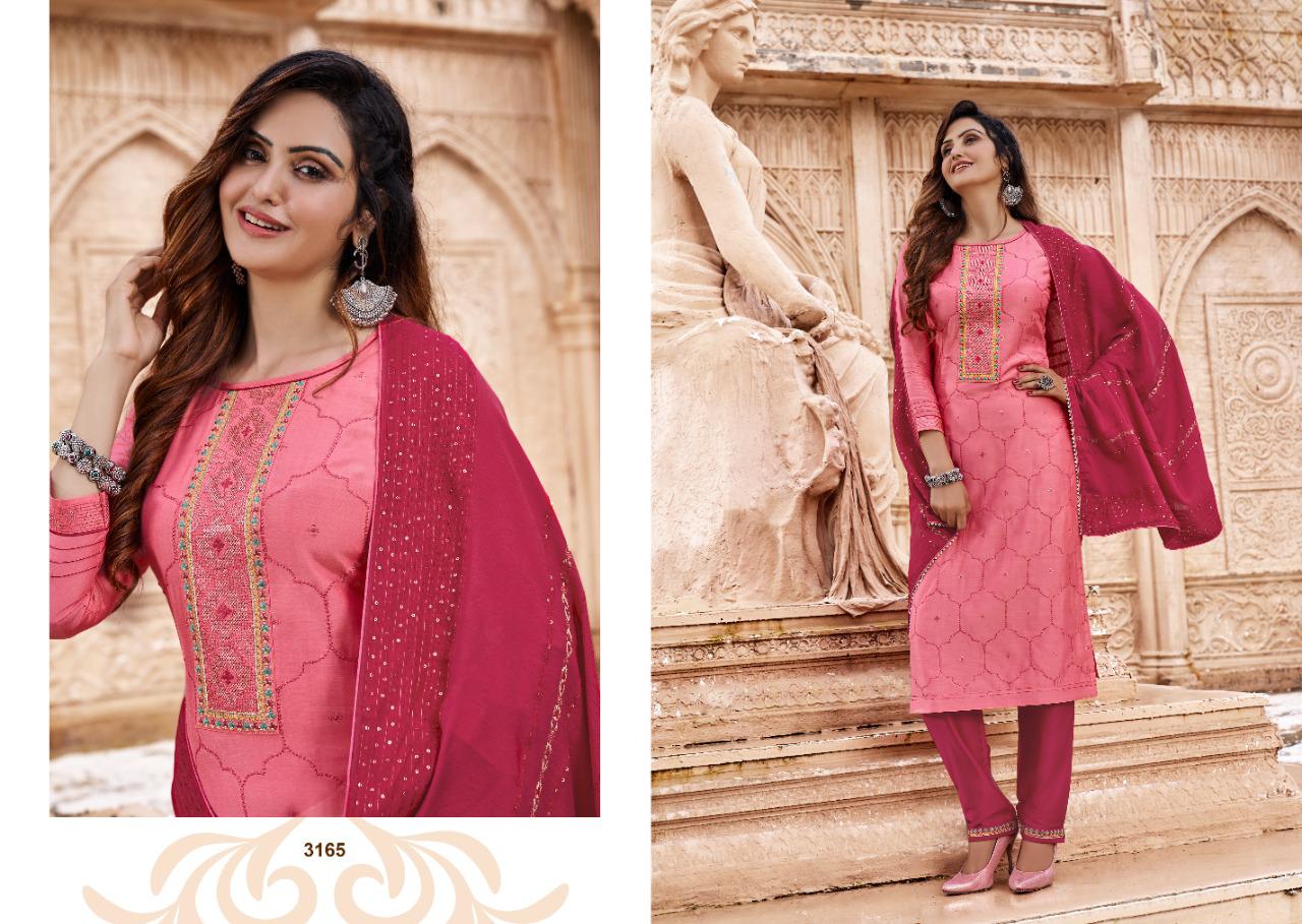 kessi rangoon lotus viscose astonishing top Bottom with dupatta catalog