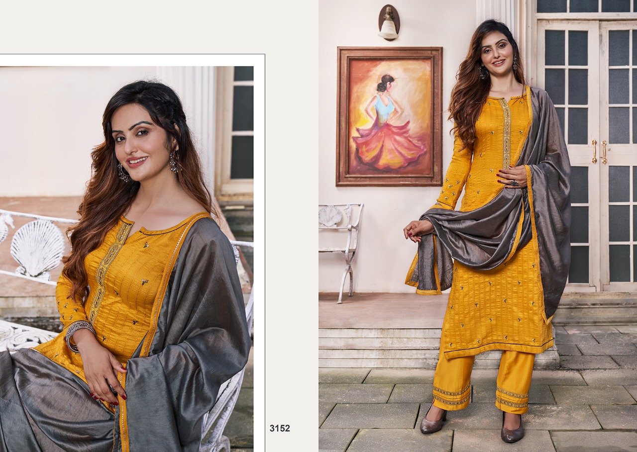 kessi rangoon sigma silk gorgeous look top bottom with dupatta catalog