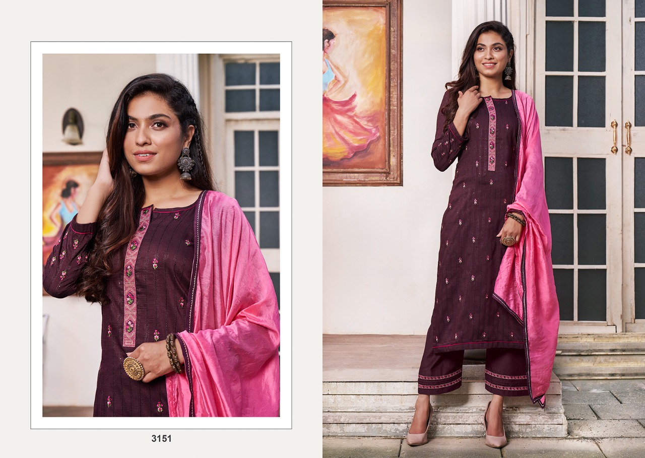 kessi rangoon sigma silk gorgeous look top bottom with dupatta catalog