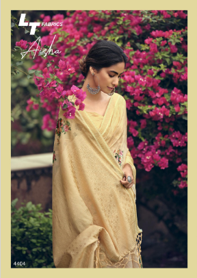 l t fashion aaisha silk graceful look saree catalog