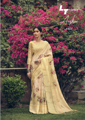 l t fashion aaisha silk graceful look saree catalog