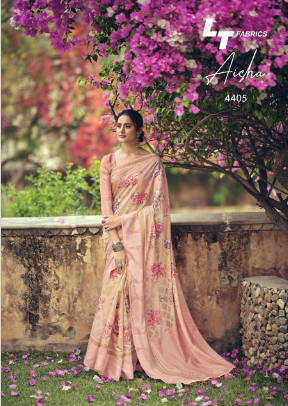 l t fashion aaisha silk graceful look saree catalog