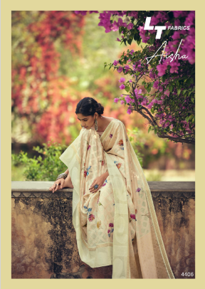 l t fashion aaisha silk graceful look saree catalog