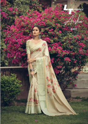 l t fashion aaisha silk graceful look saree catalog