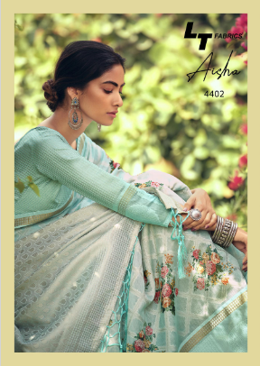 l t fashion aaisha silk graceful look saree catalog