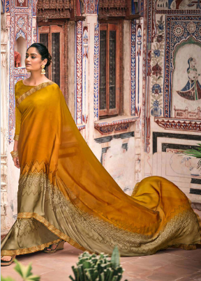 l t kashvi cretion ranisha moss attractive saree catalog